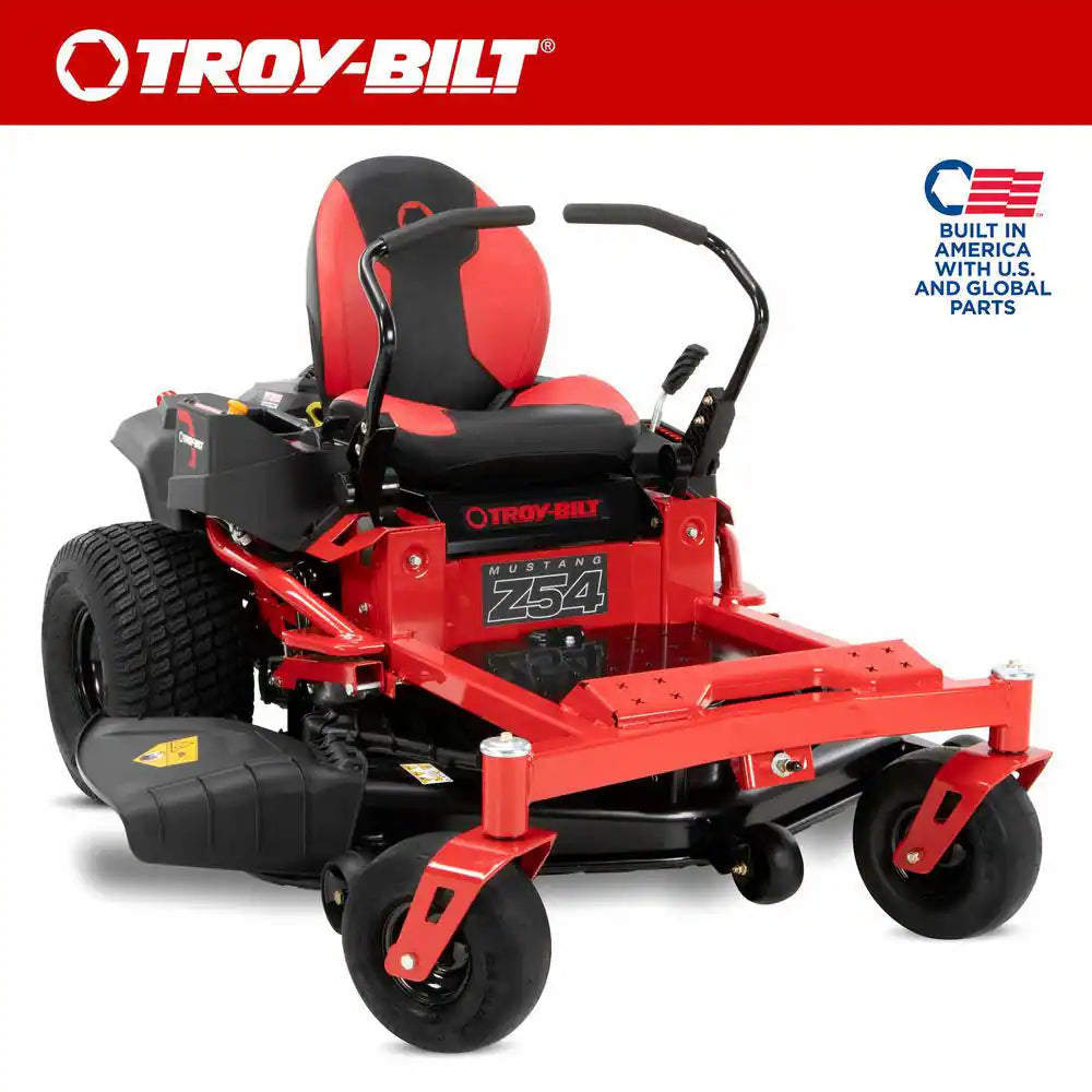 Mustang 42 In. 22 HP V-Twin Kohler 7000 Series Engine Dual Hydrostatic Drive Gas Zero Turn Riding Lawn Mower