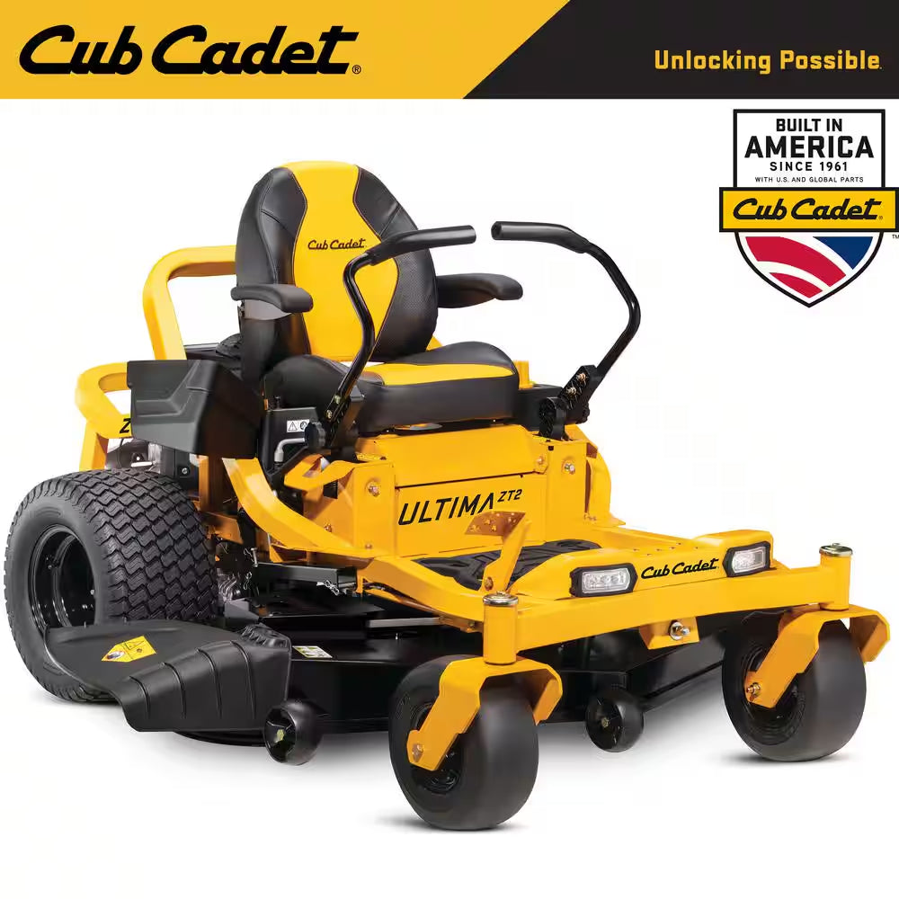 Ultima ZT1 50 In. Fabricated Deck 23HP V-Twin Kawasaki FR Series Engine Dual Hydro Drive Gas Zero Turn Riding Lawn Mower