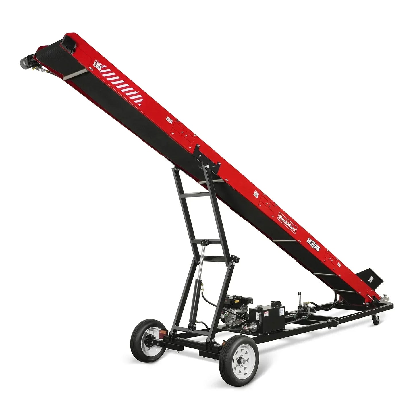 Firewood Conveyor, 7HP 212cc Gasoline Powered Max. 124" Lift Height, 236'' Length, 16" Width, HC2016