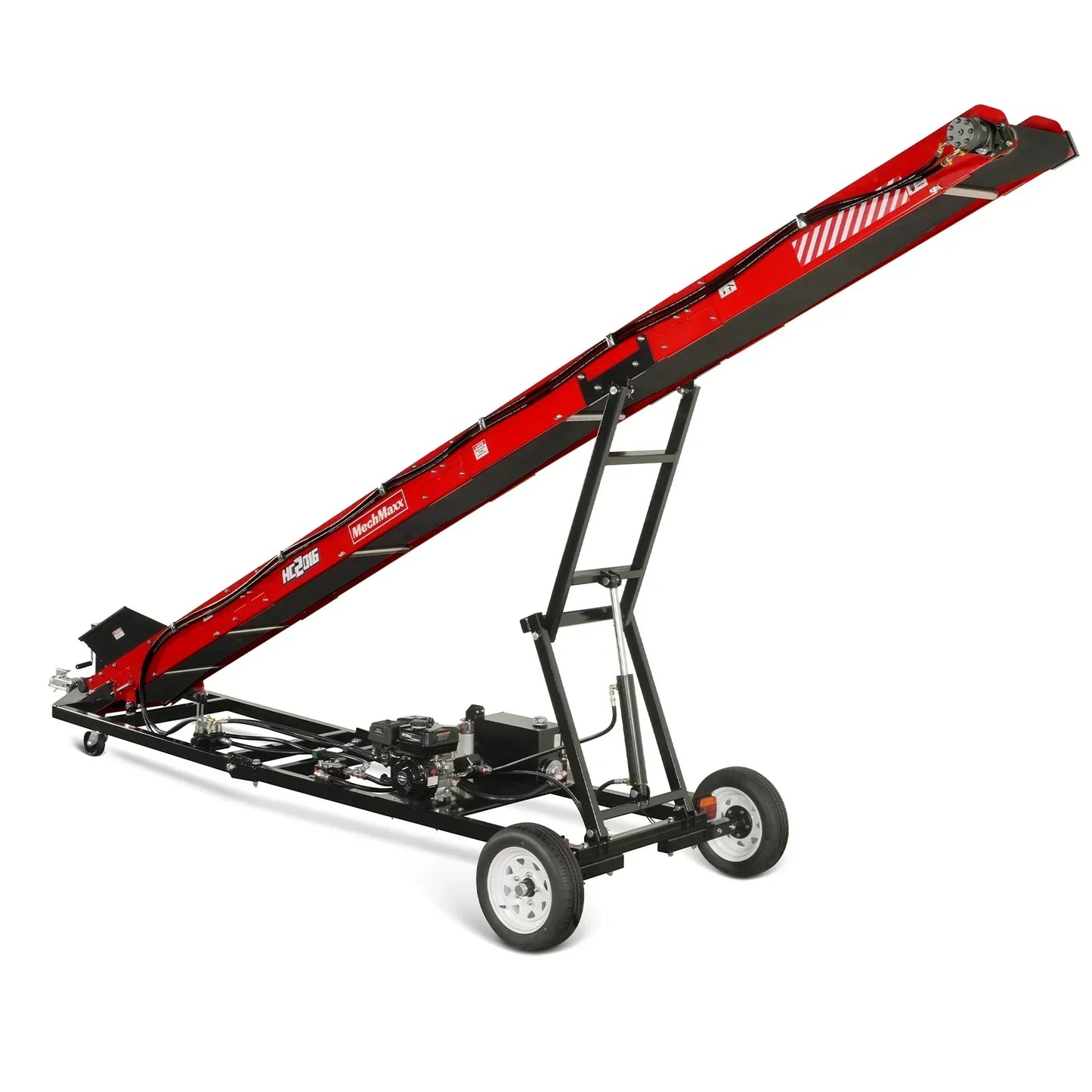 Firewood Conveyor, 7HP 212cc Gasoline Powered Max. 124" Lift Height, 236'' Length, 16" Width, HC2016
