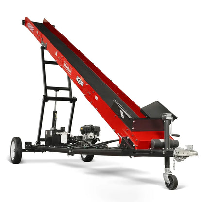 Firewood Conveyor, 7HP 212cc Gasoline Powered Max. 124" Lift Height, 236'' Length, 16" Width, HC2016