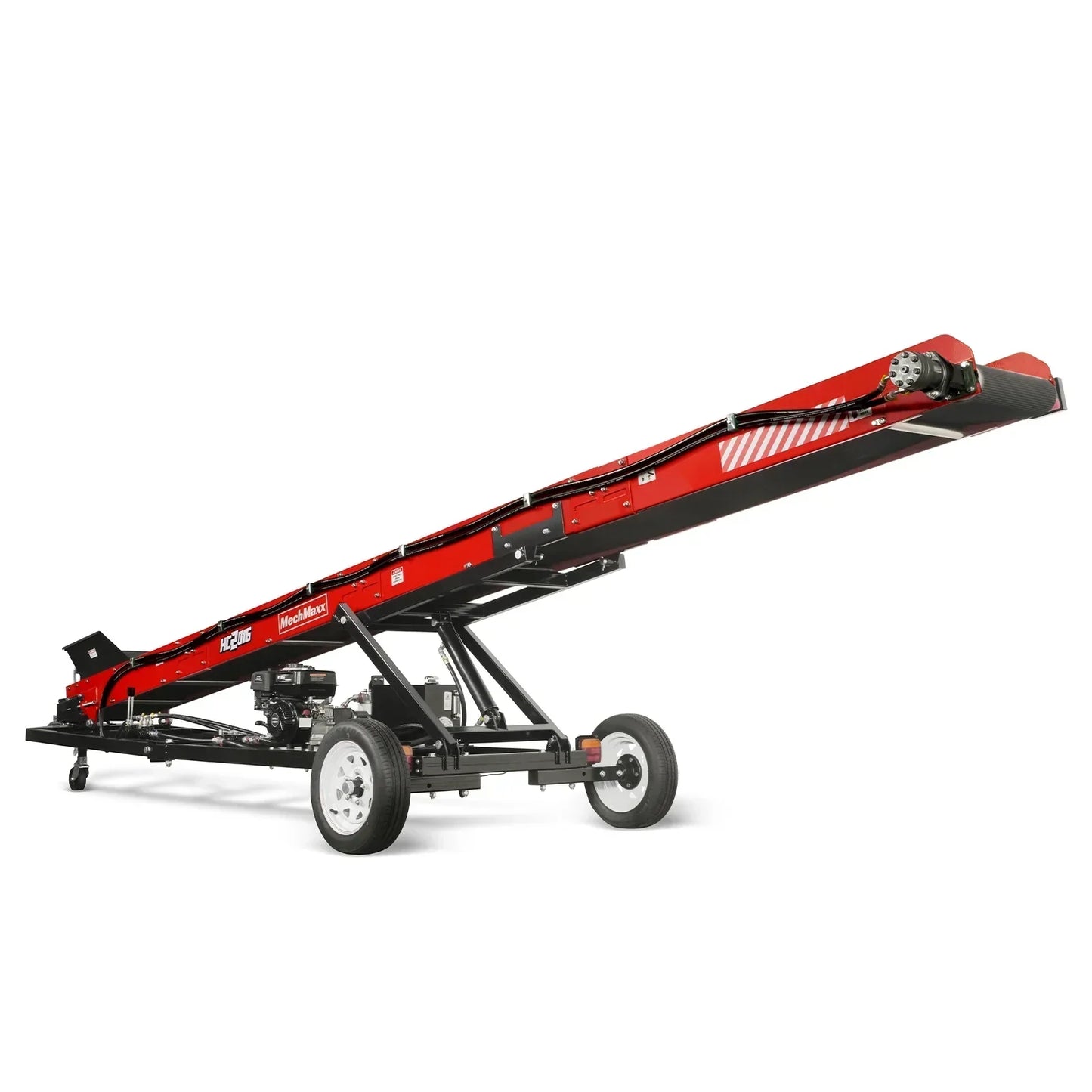Firewood Conveyor, 7HP 212cc Gasoline Powered Max. 124" Lift Height, 236'' Length, 16" Width, HC2016