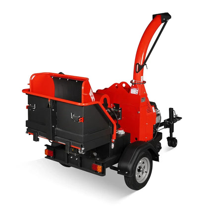 25hp 750cc Twin Cylinder ZONSEN Petrol Engine 7” Hydraulic Feeding Wood Chipper, DCH7