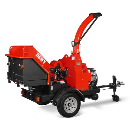 25hp 750cc Twin Cylinder ZONSEN Petrol Engine 7” Hydraulic Feeding Wood Chipper, DCH7