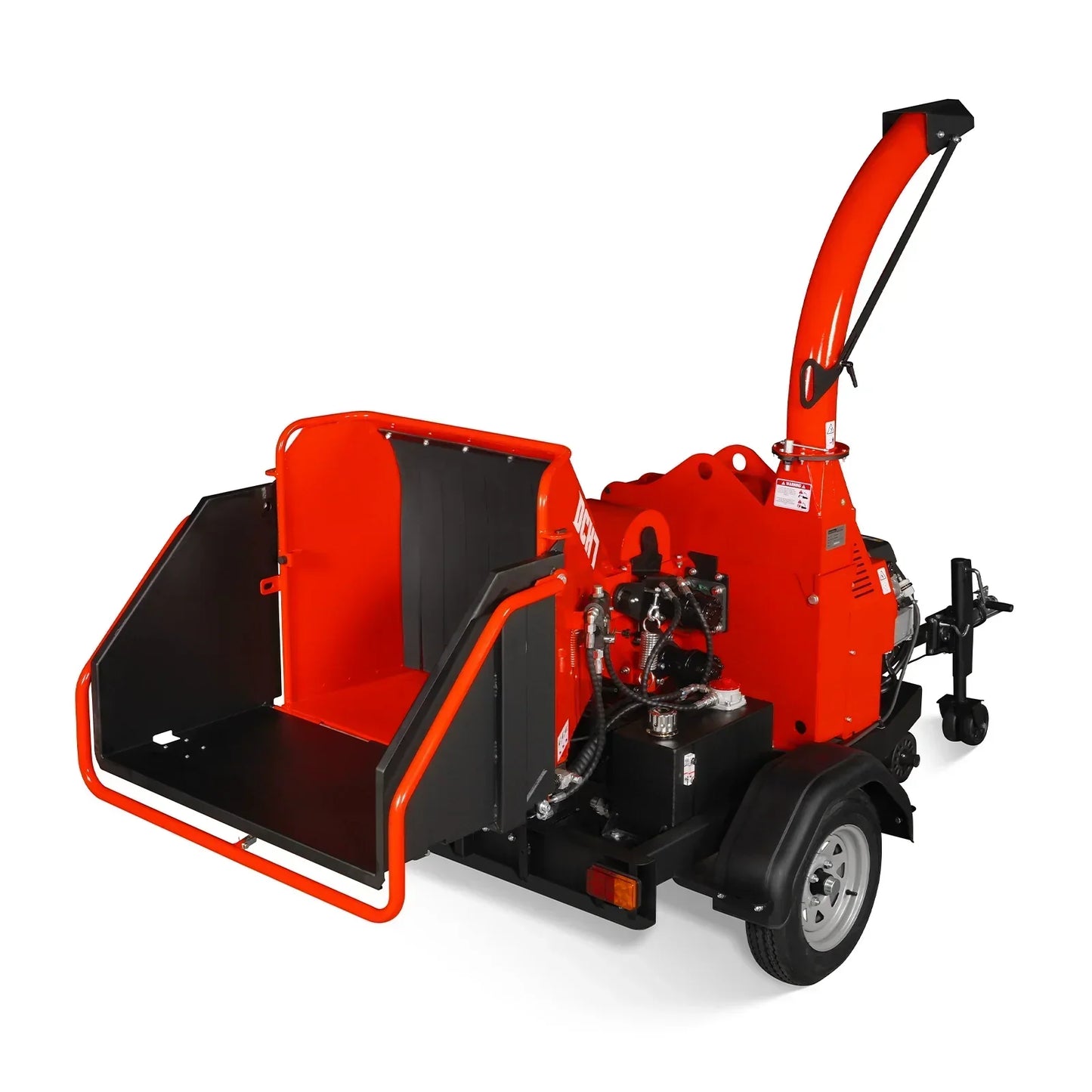 25hp 750cc Twin Cylinder ZONSEN Petrol Engine 7” Hydraulic Feeding Wood Chipper, DCH7