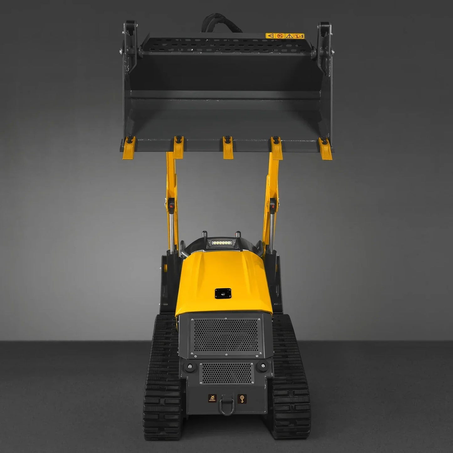 Mini Skid Steer Stand On Compact Track Loader ( 4 in 1 bucket included ) with 25HP KUBOTA D1105 Diesel Engine, Common Industry Interface (CII), CROBA  STL1000