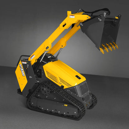 Mini Skid Steer Stand On Compact Track Loader ( 4 in 1 bucket included ) with 25HP KUBOTA D1105 Diesel Engine, Common Industry Interface (CII), CROBA  STL1000