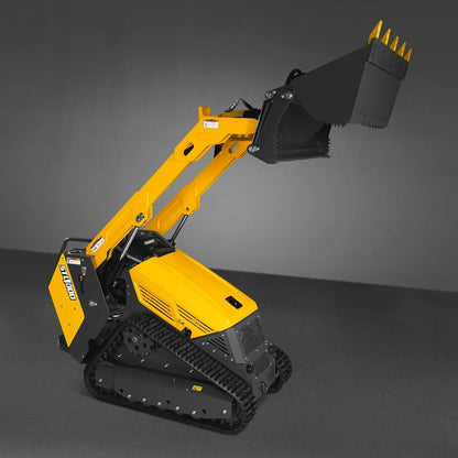 Mini Skid Steer Stand On Compact Track Loader ( 4 in 1 bucket included ) with 25HP KUBOTA D1105 Diesel Engine, Common Industry Interface (CII), CROBA  STL1000
