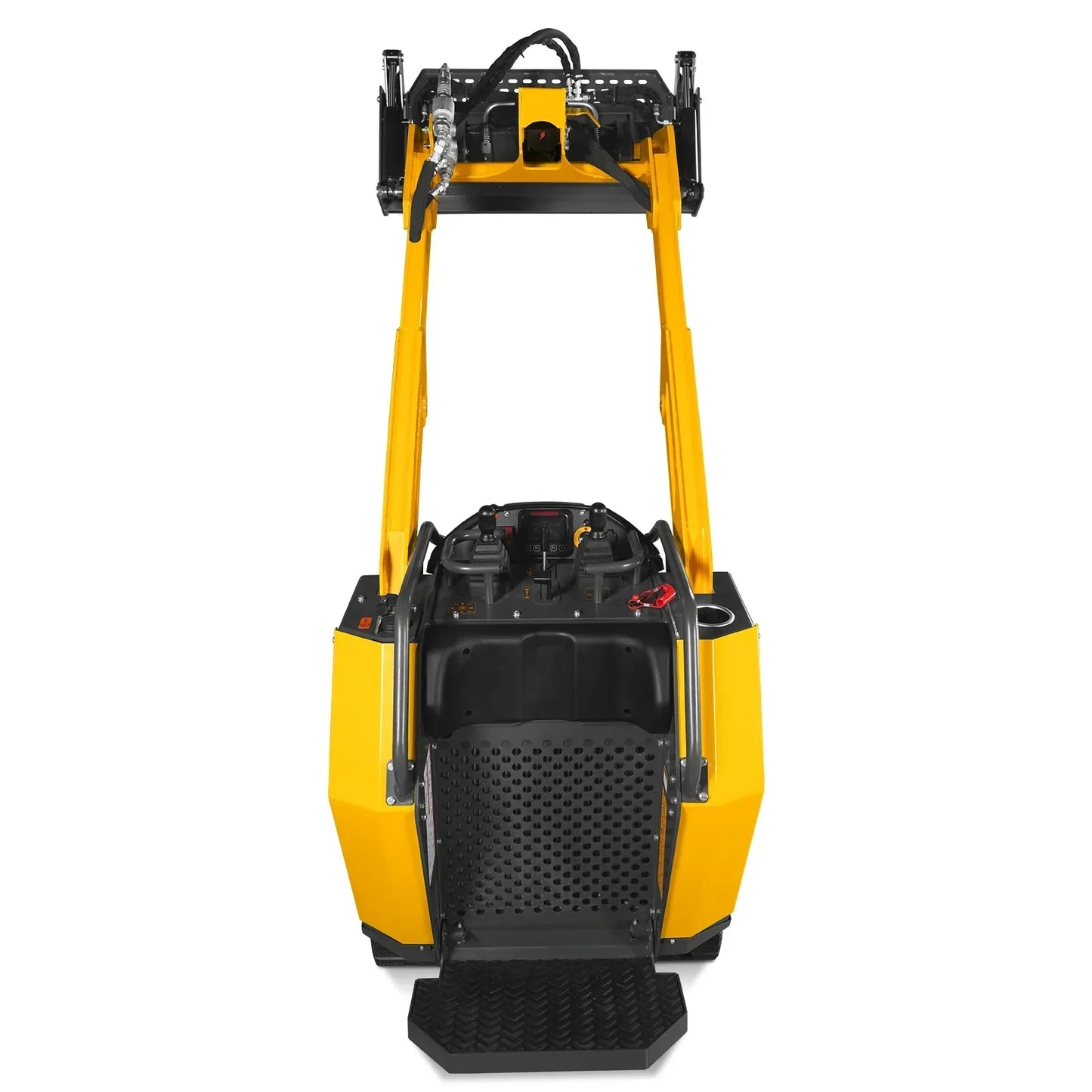 Mini Skid Steer Stand On Compact Track Loader ( 4 in 1 bucket included ) with 25HP KUBOTA D1105 Diesel Engine, Common Industry Interface (CII), CROBA  STL1000