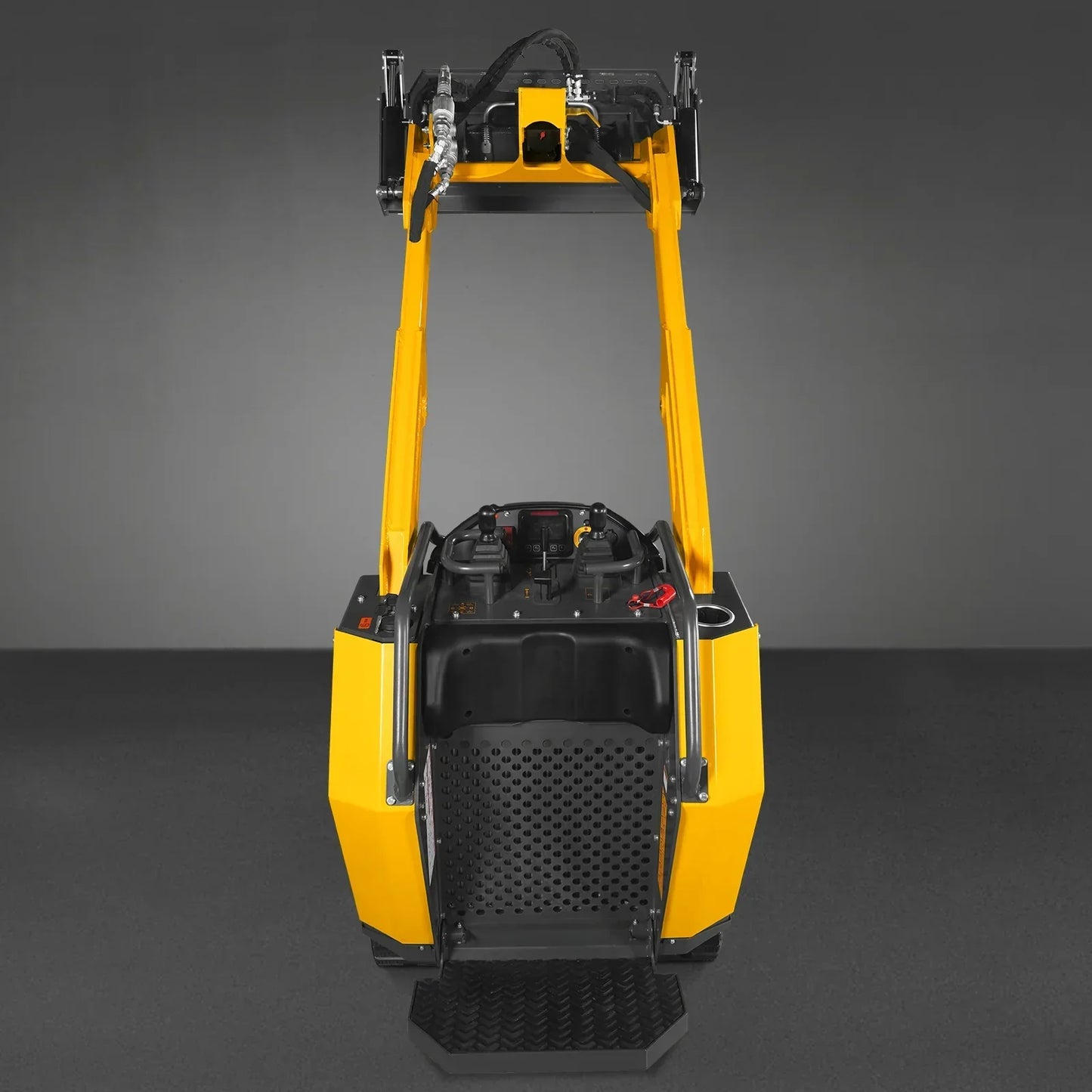 Mini Skid Steer Stand On Compact Track Loader ( 4 in 1 bucket included ) with 25HP KUBOTA D1105 Diesel Engine, Common Industry Interface (CII), CROBA  STL1000