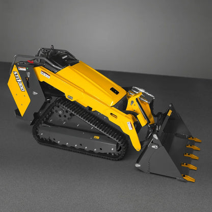 Mini Skid Steer Stand On Compact Track Loader ( 4 in 1 bucket included ) with 25HP KUBOTA D1105 Diesel Engine, Common Industry Interface (CII), CROBA  STL1000
