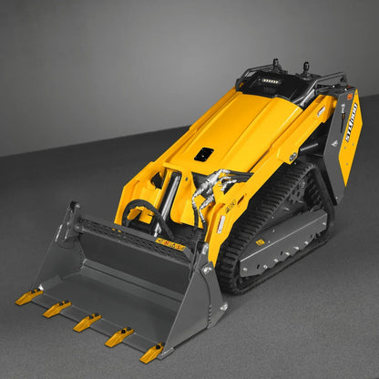 Mini Skid Steer Stand On Compact Track Loader ( 4 in 1 bucket included ) with 25HP KUBOTA D1105 Diesel Engine, Common Industry Interface (CII), CROBA  STL1000