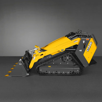 Mini Skid Steer Stand On Compact Track Loader ( 4 in 1 bucket included ) with 25HP KUBOTA D1105 Diesel Engine, Common Industry Interface (CII), CROBA  STL1000