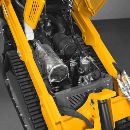 Mini Skid Steer Stand On Compact Track Loader ( 4 in 1 bucket included ) with 25HP KUBOTA D1105 Diesel Engine, Common Industry Interface (CII), CROBA  STL1000