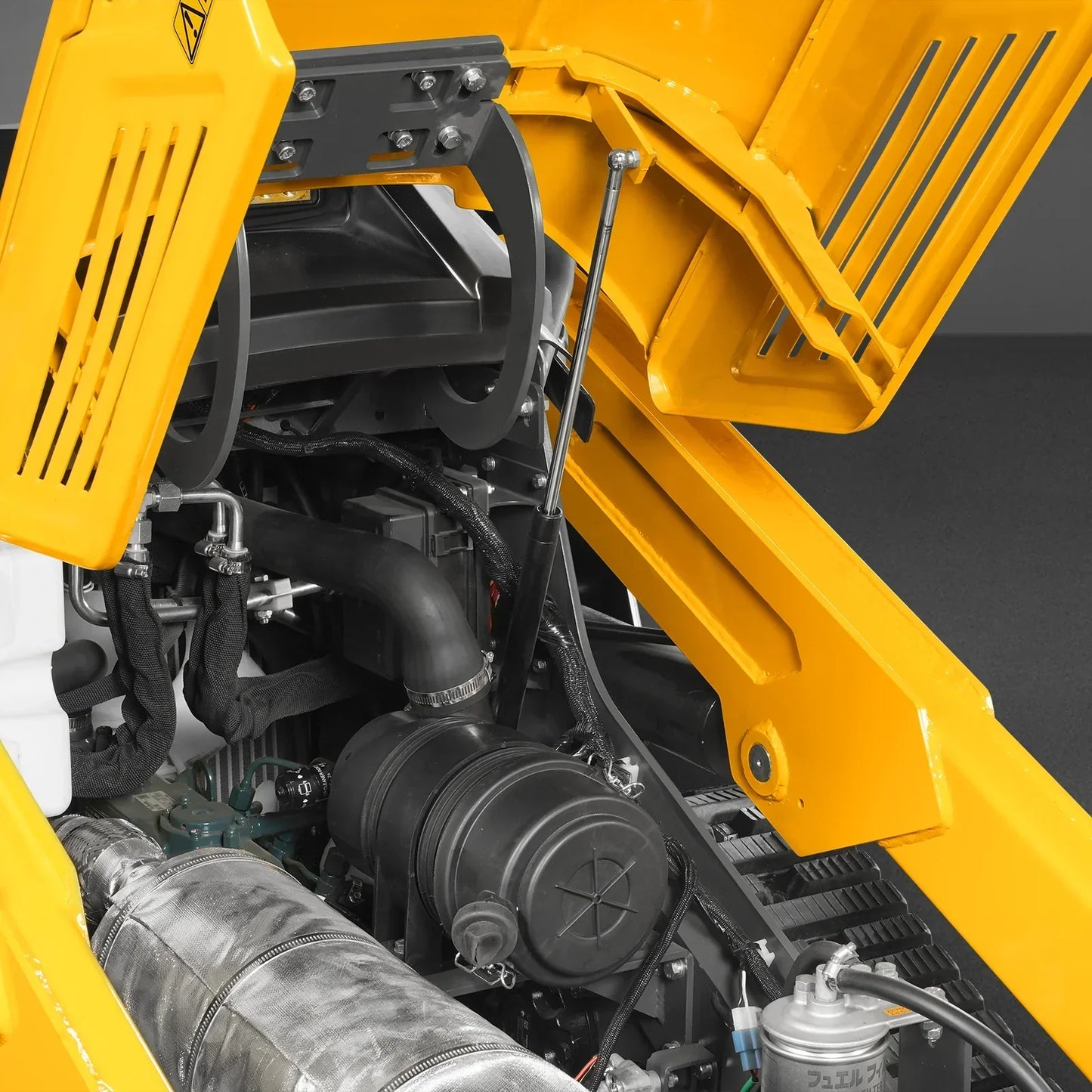 Mini Skid Steer Stand On Compact Track Loader ( 4 in 1 bucket included ) with 25HP KUBOTA D1105 Diesel Engine, Common Industry Interface (CII), CROBA  STL1000