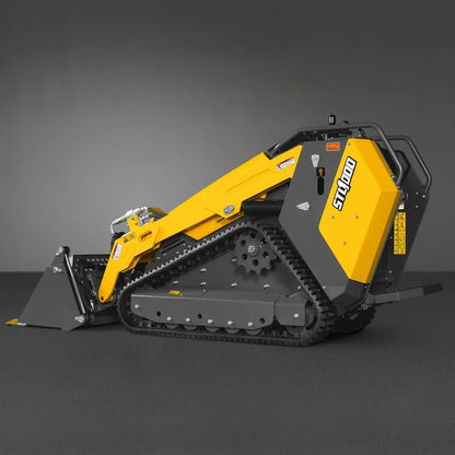 Mini Skid Steer Stand On Compact Track Loader ( 4 in 1 bucket included ) with 25HP KUBOTA D1105 Diesel Engine, Common Industry Interface (CII), CROBA  STL1000