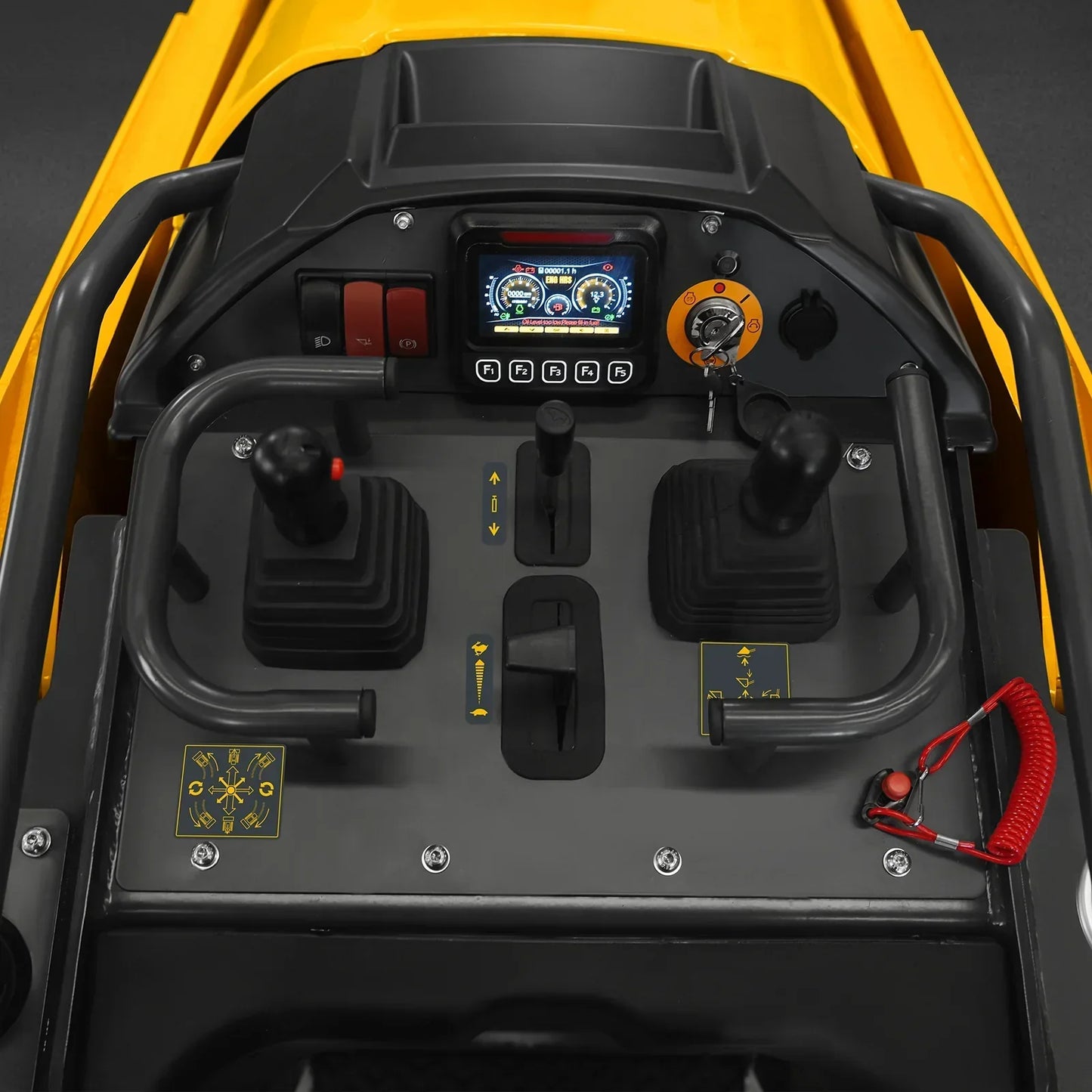 Mini Skid Steer Stand On Compact Track Loader ( 4 in 1 bucket included ) with 25HP KUBOTA D1105 Diesel Engine, Common Industry Interface (CII), CROBA  STL1000