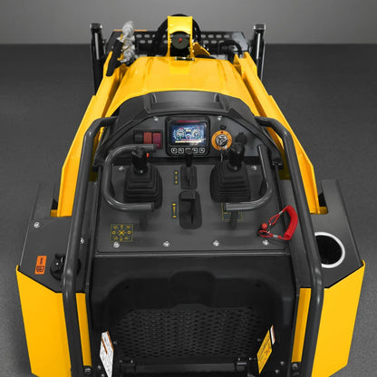 Mini Skid Steer Stand On Compact Track Loader ( 4 in 1 bucket included ) with 25HP KUBOTA D1105 Diesel Engine, Common Industry Interface (CII), CROBA  STL1000
