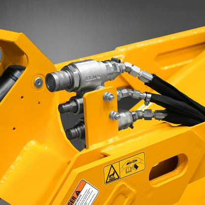 Mini Skid Steer Stand On Compact Track Loader ( 4 in 1 bucket included ) with 25HP KUBOTA D1105 Diesel Engine, Common Industry Interface (CII), CROBA  STL1000