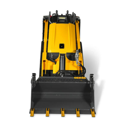 Mini Skid Steer Stand On Compact Track Loader ( 4 in 1 bucket included ) with 25HP KUBOTA D1105 Diesel Engine, Common Industry Interface (CII), CROBA  STL1000