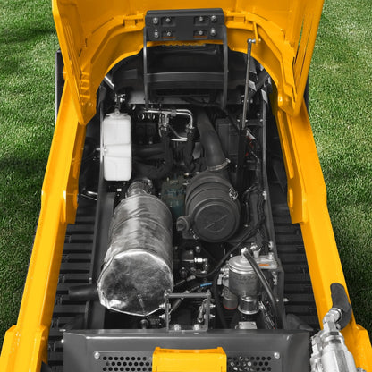 Mini Skid Steer Stand On Compact Track Loader ( 4 in 1 bucket included ) with 25HP KUBOTA D1105 Diesel Engine, Common Industry Interface (CII), CROBA  STL1000