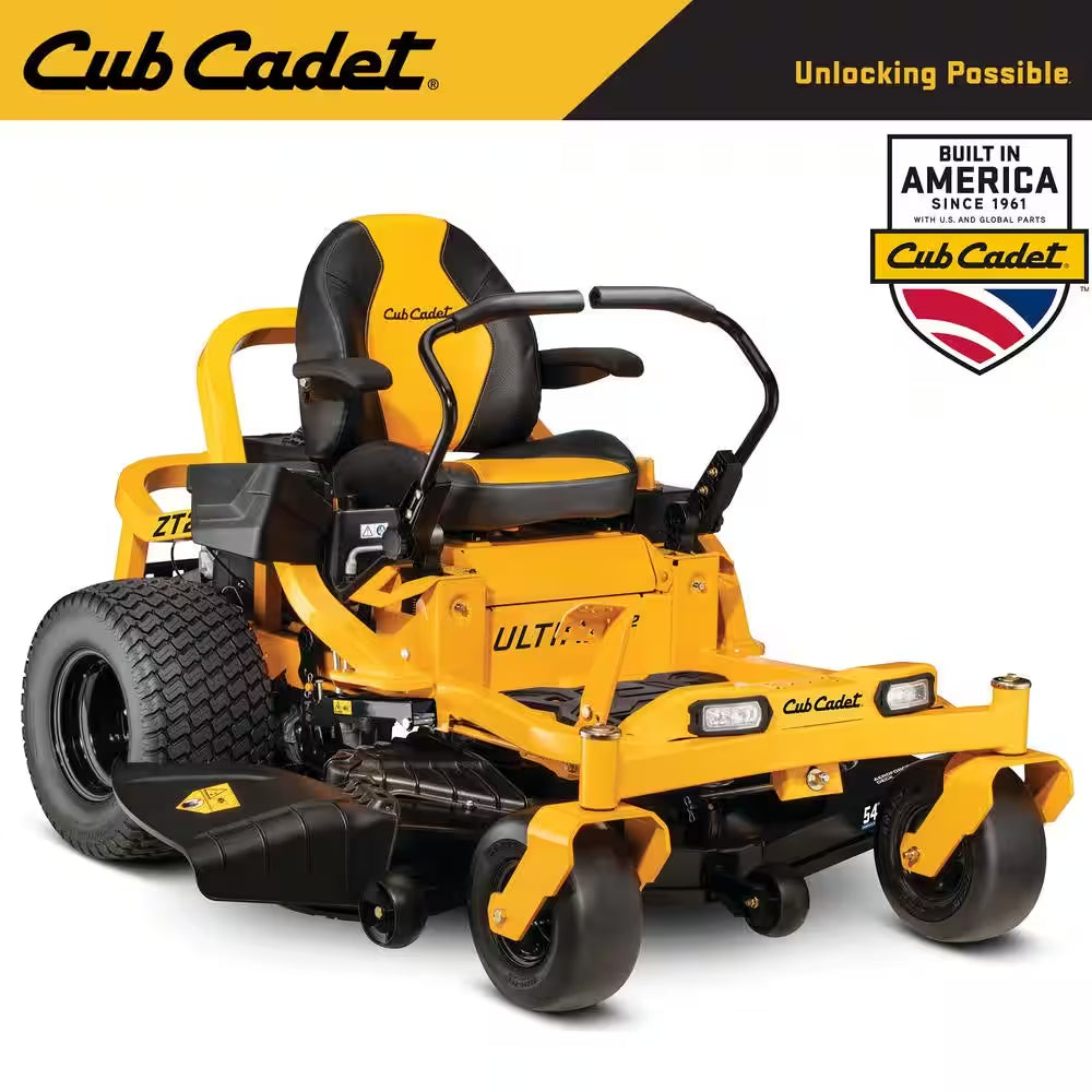 Ultima ZT1 50 In. Fabricated Deck 23HP V-Twin Kawasaki FR Series Engine Dual Hydro Drive Gas Zero Turn Riding Lawn Mower