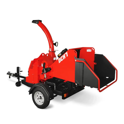 25hp 750cc Twin Cylinder ZONSEN Petrol Engine 7” Hydraulic Feeding Wood Chipper, DCH7